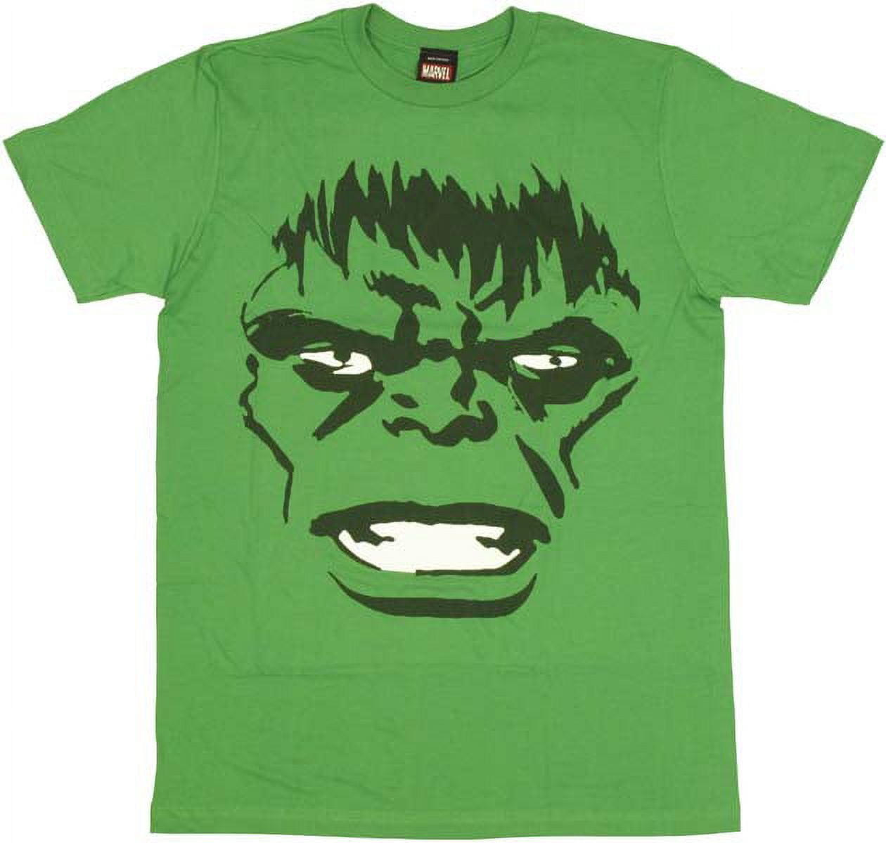 Incredible Hulk Face T-Shirt Sheer