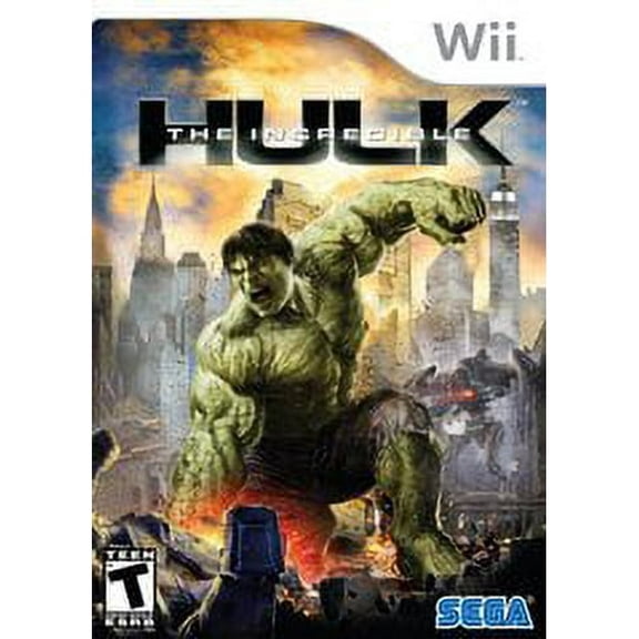 Pre-Owned Incredible Hulk, Physical/Nintendo Wii, Platformer Game, Action & Adventure, Video Game