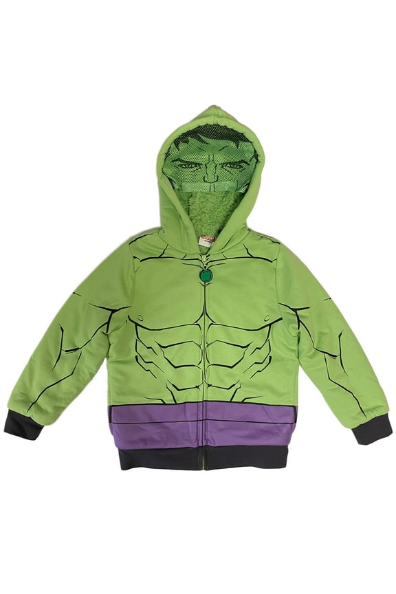 Incredible Hulk Sherpa Fleece Hoodie (Little & Big Boys)