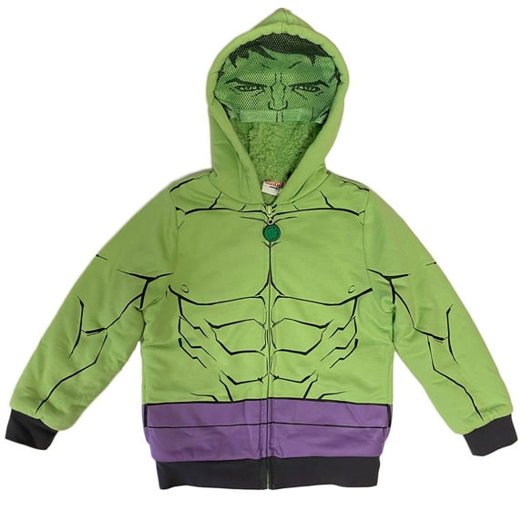 Incredible Hulk Sherpa Fleece Hoodie (Toddler Boys)