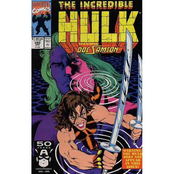 Incredible Hulk, The #380 VF ; Marvel Comic Book