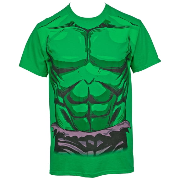 Incredible Hulk tshulkmeangrncost-m Hulk Mean Green Mens Costume T-Shirt, Medium