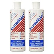 Incredible Inc Cleaner Stain Remover Deodorizer 16 Oz 2 Pack