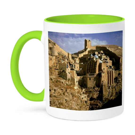 3dRose, Incredible Israel, 11oz Two-Tone Green Mug