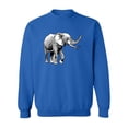 thumbnail image 1 of Incredible Sketch Of An Elephant Sweatshirt Women -Image by Shutterstock, Female Medium, 1 of 4