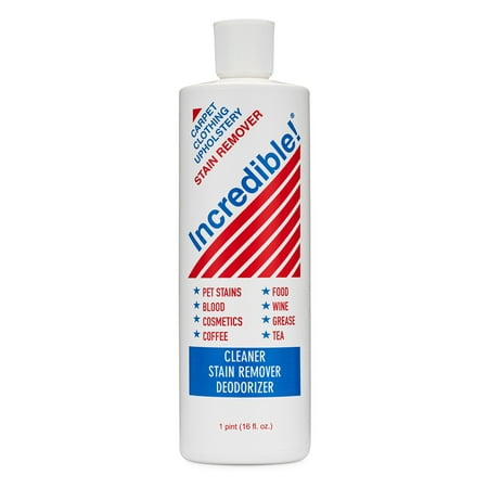 Incredible! Stain Remover for Clothes, Laundry, Carpets, Mattress & Upholstery, 16.oz