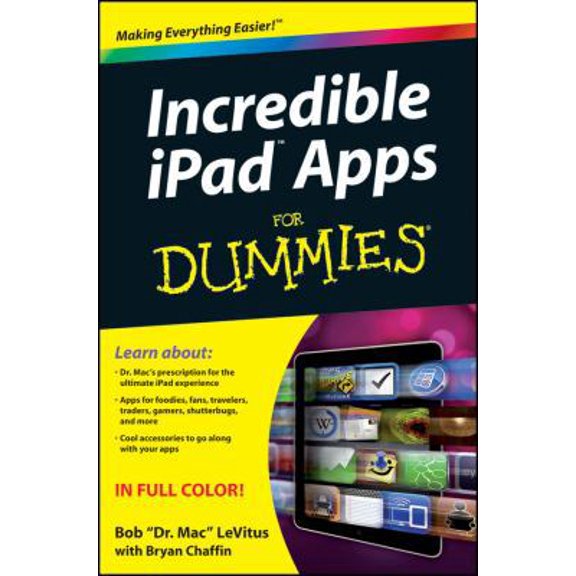 Pre-Owned Incredible iPad Apps for Dummies (Paperback) 0470929790 9780470929797