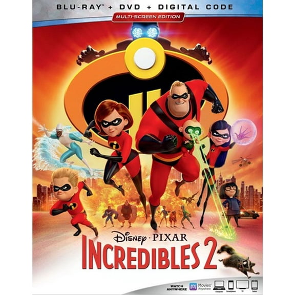 Pre-Owned Incredibles 2 (Blu-ray + DVD + Digital Copy)