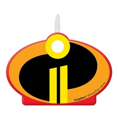 Incredibles 2 Disney Pixar Movie Birthday Party Decoration Molded Cake Candle