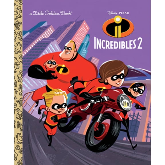 Pre-Owned Incredibles 2 Little Golden Book (Disney/Pixar Incredibles 2) (Hardcover)