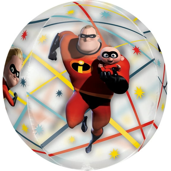Incredibles Clear Orbz Balloon 16"