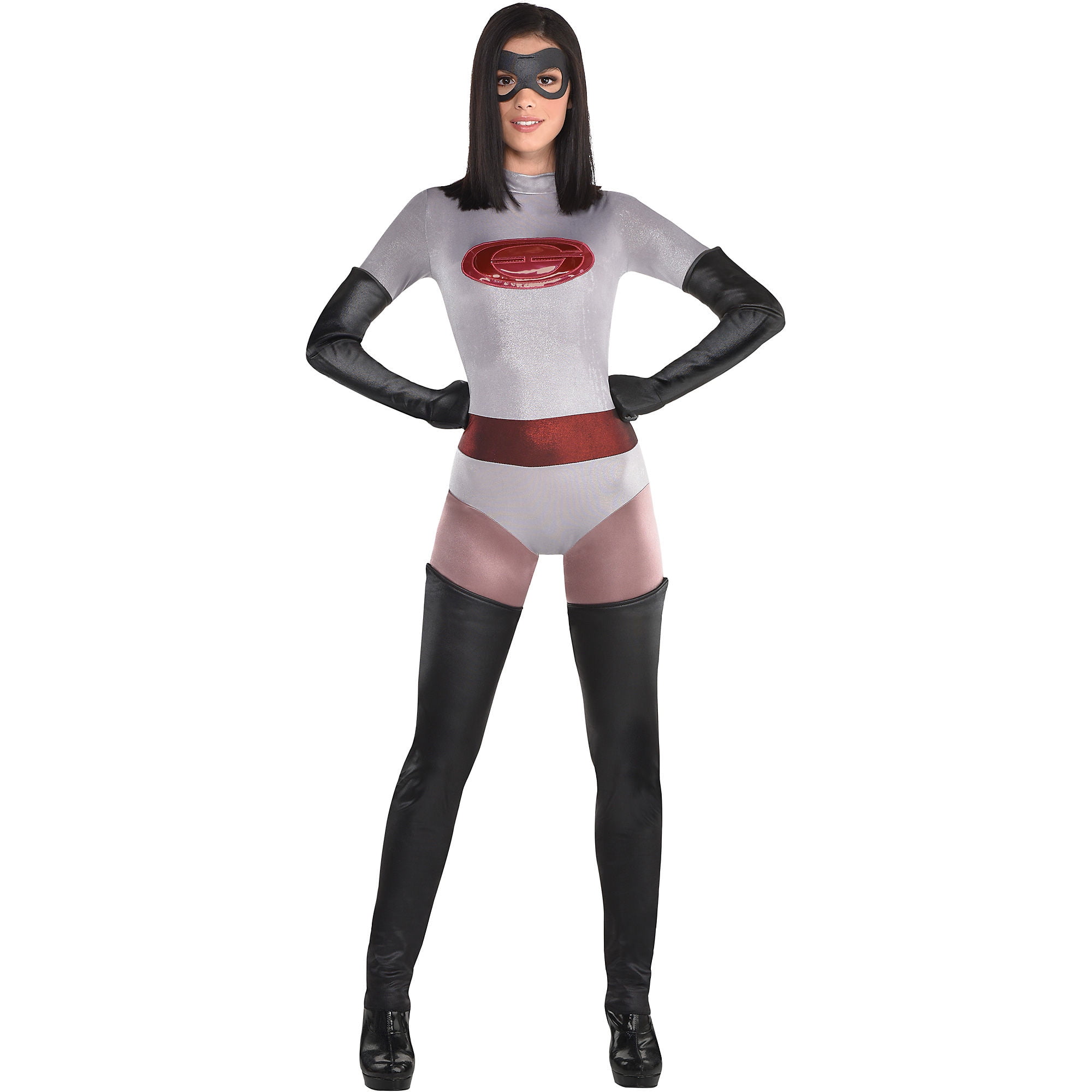 Incredibles Elastigirl Halloween Costume for Women, Medium, with Included Accessories, by Party City