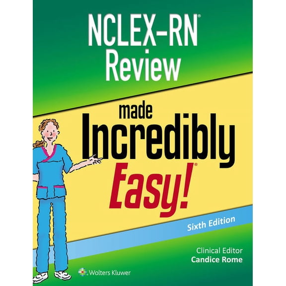Pre-Owned Incredibly Easy! Series(r) Nclex-RN Review Made Incredibly Easy, (Paperback)