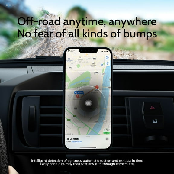 Incredibly Strong Universal Cell Phone and Tablet Air Vent Car Mount Using Intelligent Suction Technology