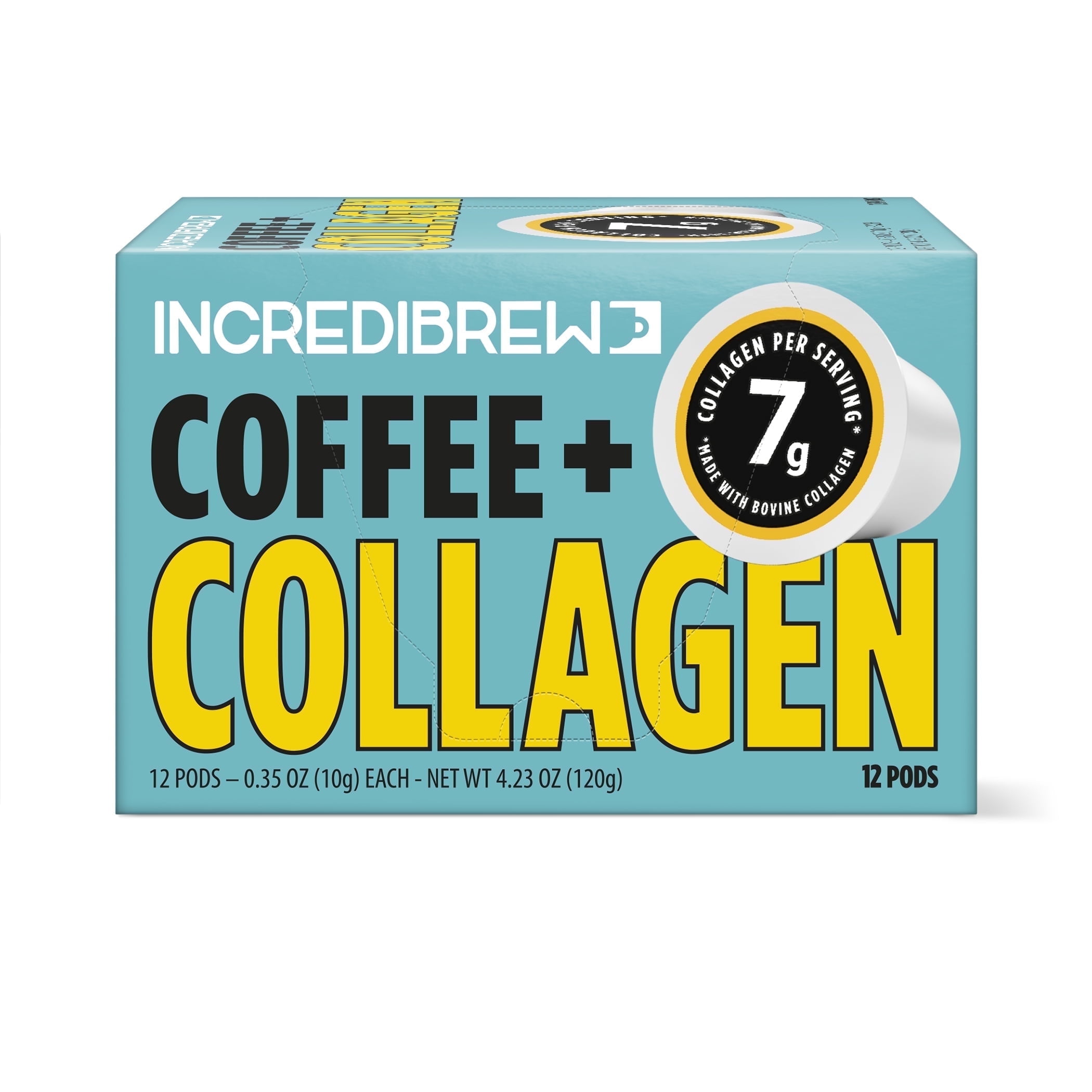 Incredibrew Coffee + Collagen, 12 Count Pods