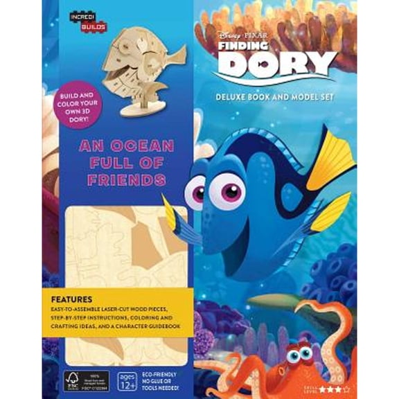 Pre-Owned IncrediBuilds: Finding Dory Deluxe Book and Model Set (Hardcover) 1682980014 9781682980019