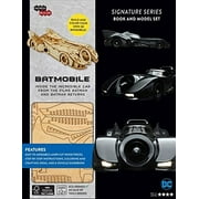 DC Comics Incredibuilds Batmobile 3D Wood Model and Book