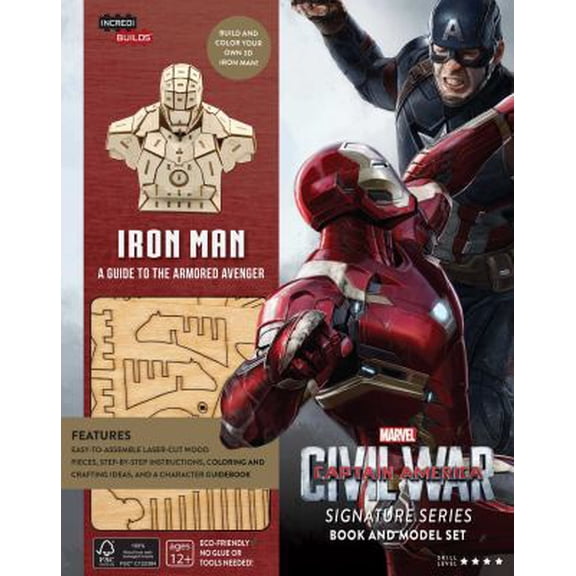Pre-Owned Incredibuilds: IncrediBuilds: Marvel's Captain America: Civil War: Iron Man Signature Series Book and Model Set (Hardcover)