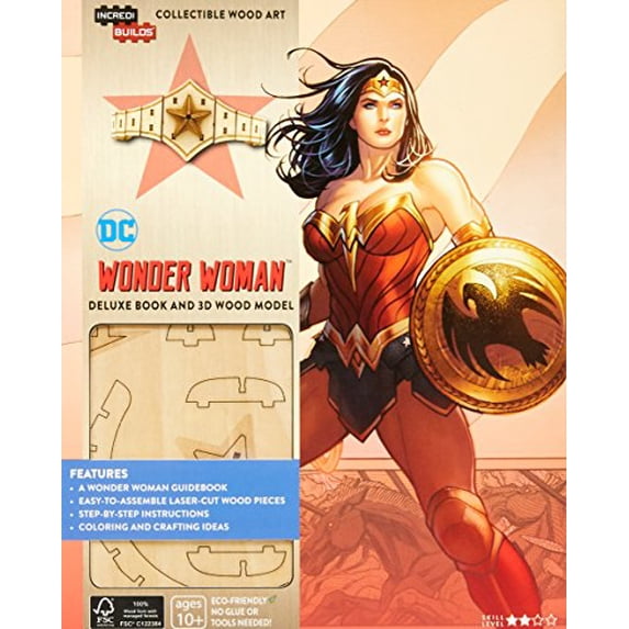 Incredibuilds: IncrediBuilds: Wonder Woman Deluxe Book and Model Set (Hardcover)