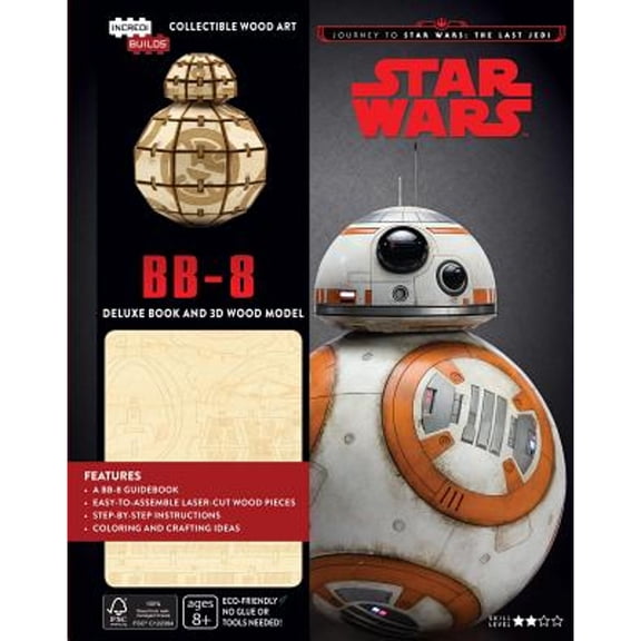 Pre-Owned IncrediBuilds: Journey to Star Wars: The Last Jedi: BB-8 Deluxe Book and Model Set: An Inside Look at the Intrepid Little Astromech Droid ... Wars: J... (Hardcover) 1682980871 9781682980873