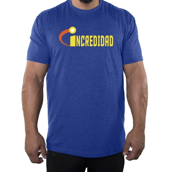 Incredidad Men's T-shirt, Funny pop culture t-shirts, Cool Dad shirts - Royal MH200WDAD S6 2XL