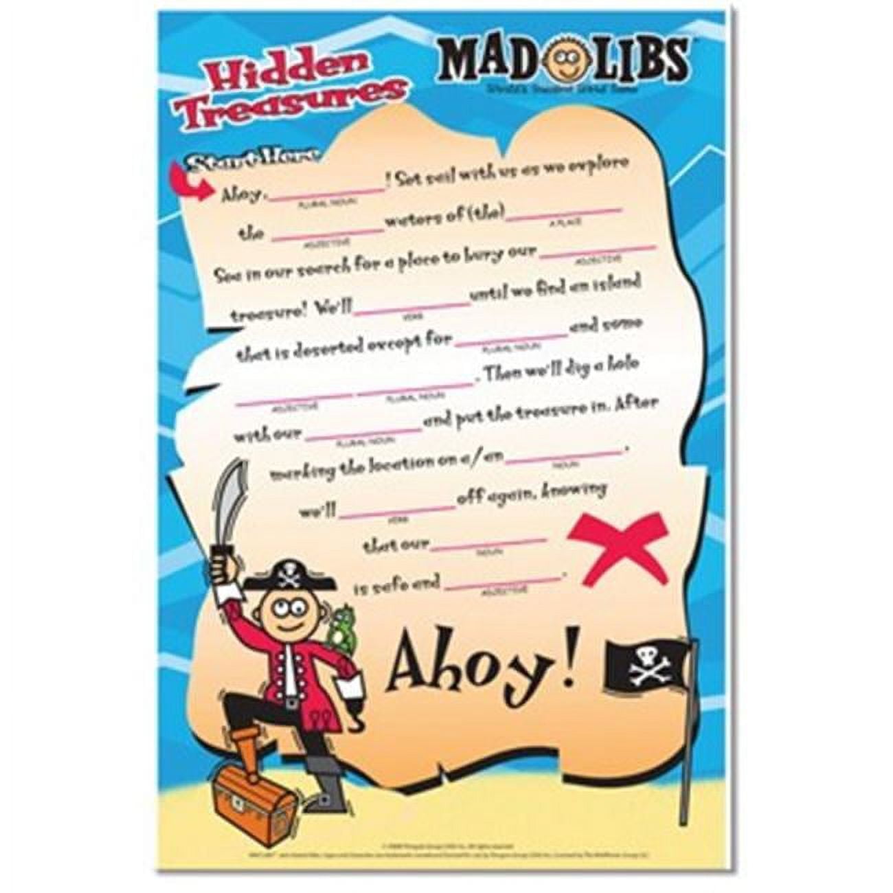 Incrediline W-0012-2436 Mad Libs Pirates Mural - Incrediwall - 24 ...