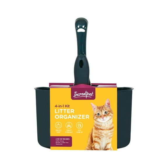 Incredipet 4-in-1 Cat Litter Pan Organizer