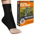 thumbnail image 1 of Incrediwear Ankle Sleeve for Joint Pain Relief, and Circulation (Black, Small/Medium), 1 of 5