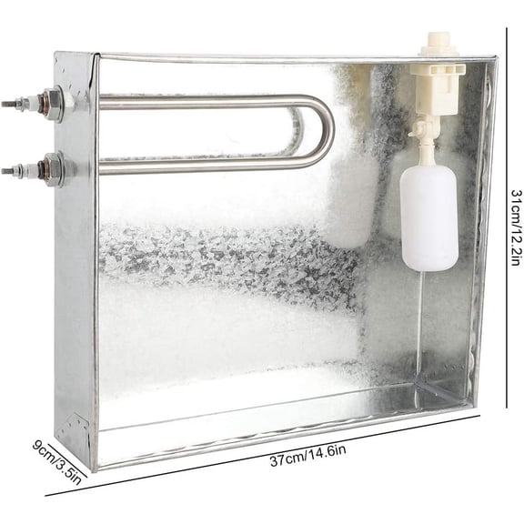 Incubator Humidifier Kit with Temperature Control for Poultry Hatching - Float Ball Valve & Water Basin Accessory for Chicken Goose Quail Duck