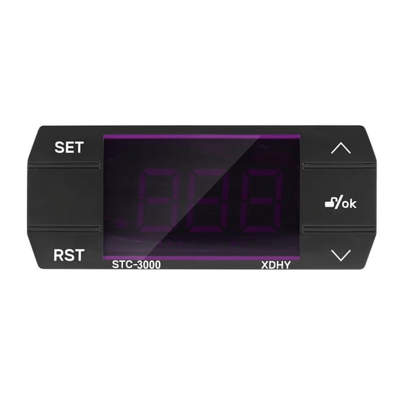 Incubator and Greenhouse Temp Controller 110V-220V 30A Digital Thermostat with Sensor, Stable Dual Heat/Cool -3000