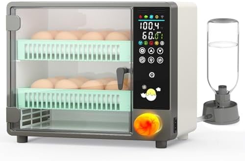 Incubators for Hatching 24 Eggs, Egg Incubator Automatic Egg Turner ...