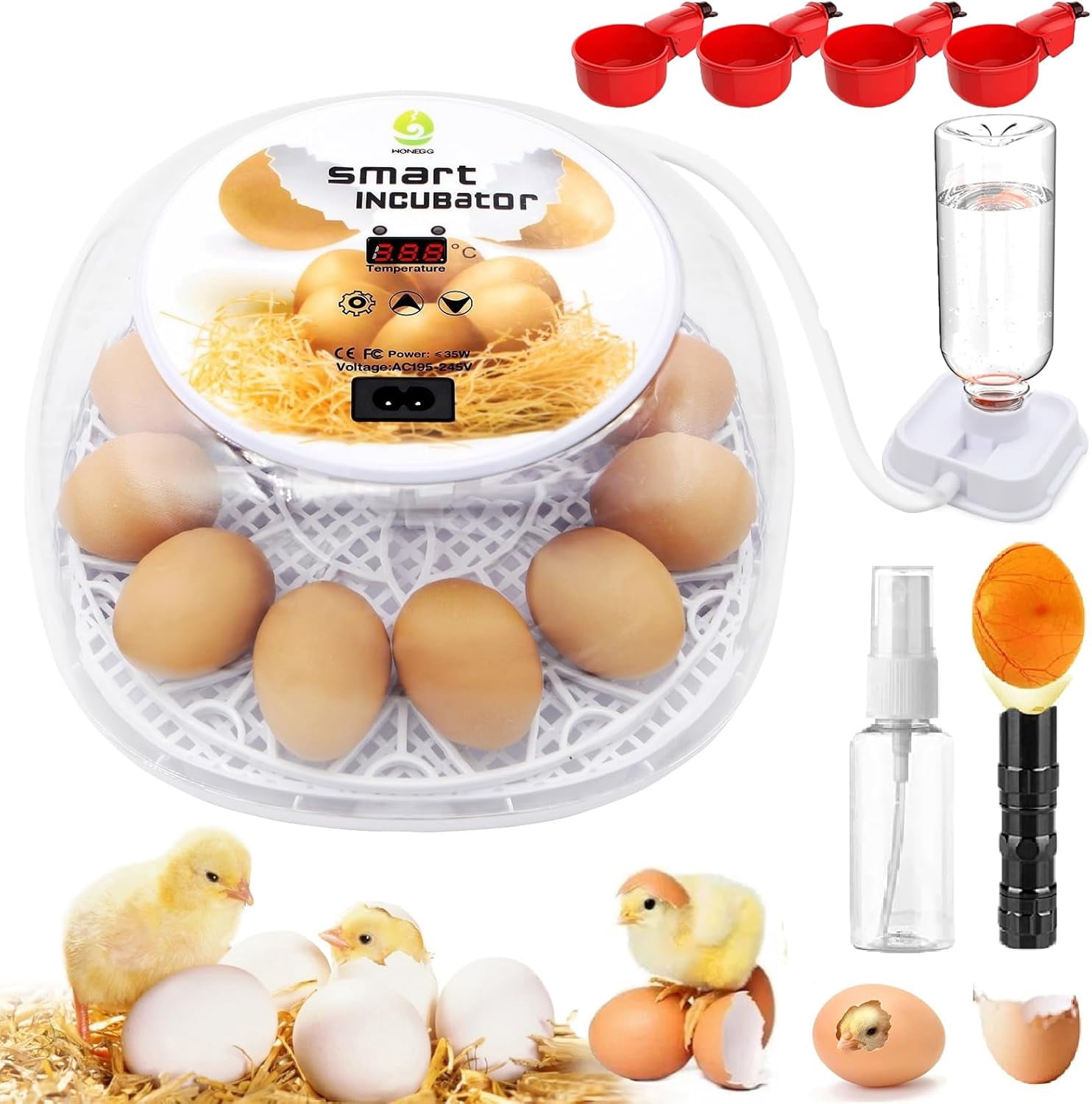 The incubators for hatching eggs 12 egg incubator with automatic egg