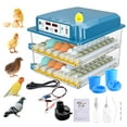 thumbnail image 1 of Incubators for Hatching Eggs, 120 Egg Incubator with Automatic Egg Turning and Humidity Monitor,Temperature Control, 5 Automatic Incubation Modes and Incubation Days Record, Blue, 1 of 9