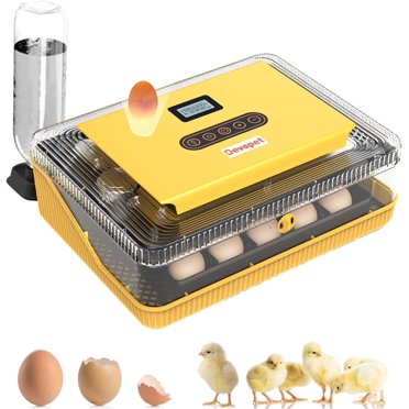 16-Egg Incubator With Automatic Turner & Humidity Control – For Chicken, Duck, Quail Eggs, Includes Candler