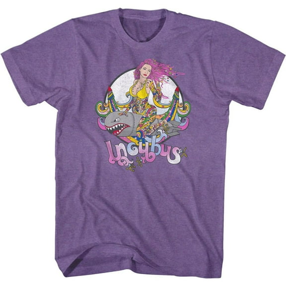 Incubus Bomb Girl Purple Heather Adult T-Shirt