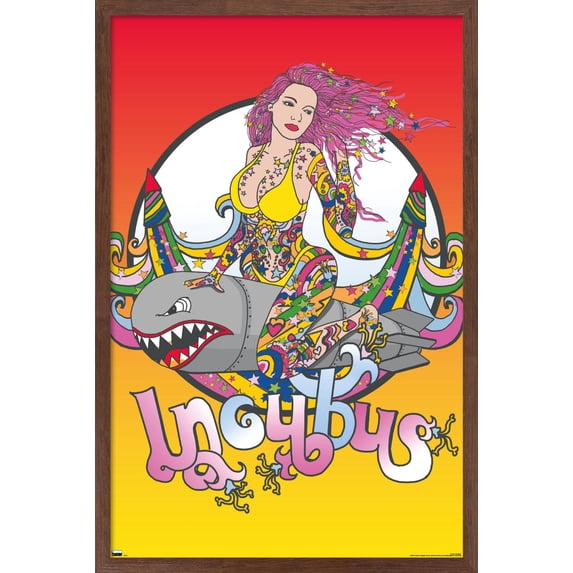 Incubus - Bomb Girl Wall Poster, 14.725" x 22.375", Framed