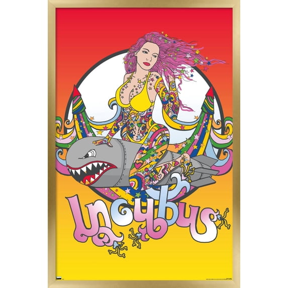 Incubus - Bomb Girl Wall Poster, 22.375" x 34", Framed