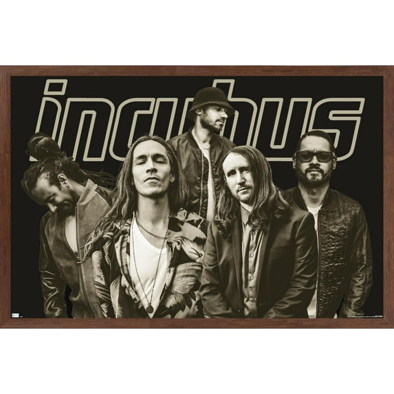 Incubus - Group Wall Poster, 22.375" x 34", Framed