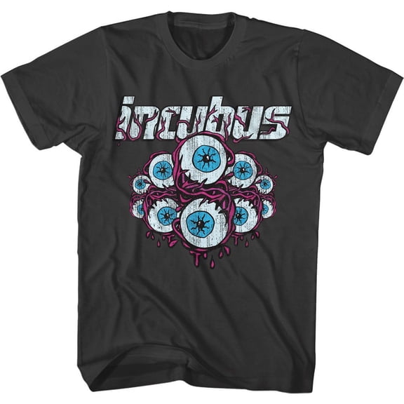 Incubus Logo and Eyeballs Smoke Adult T-Shirt