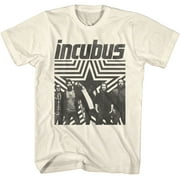 Incubus Star Background Natural Adult T-Shirt L