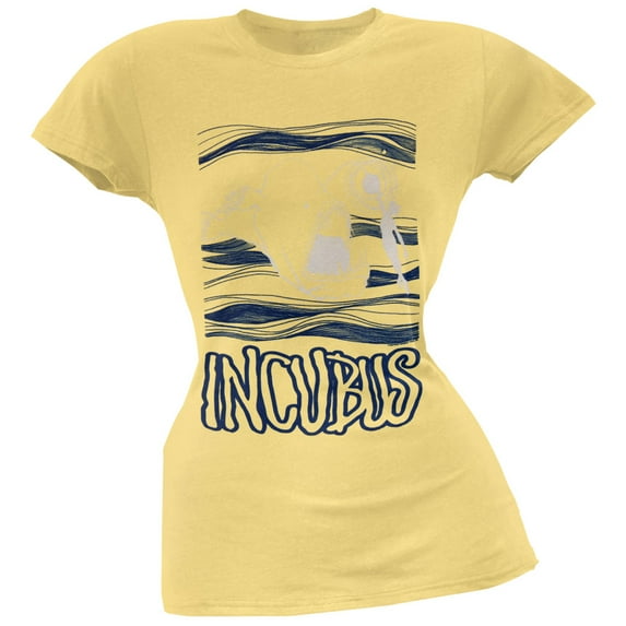 Incubus Women's Juniors Mermaid Short Sleeve T Shirt