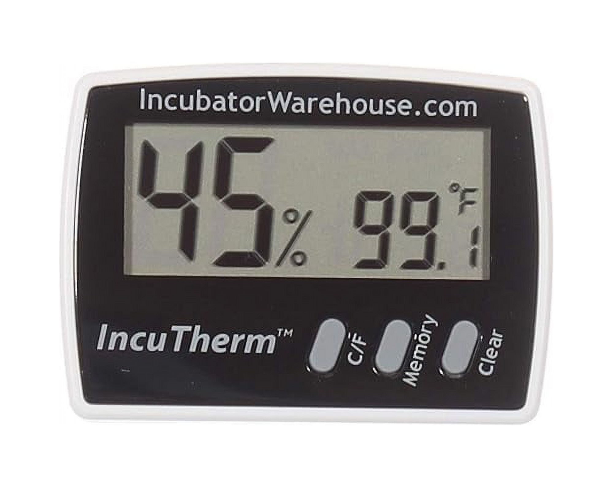 Incutherm Digital Thermometer Hygrometer With Min/Max Memory