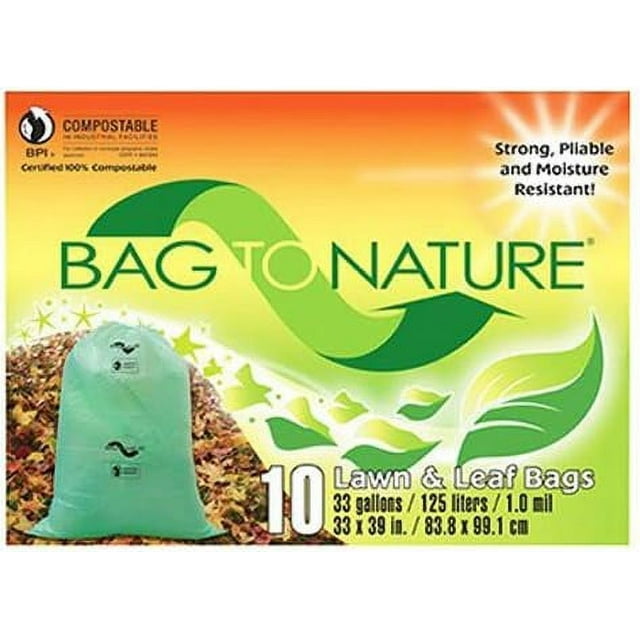 Indaco Manufacturing 33x39 "bagtonature" Compostable And