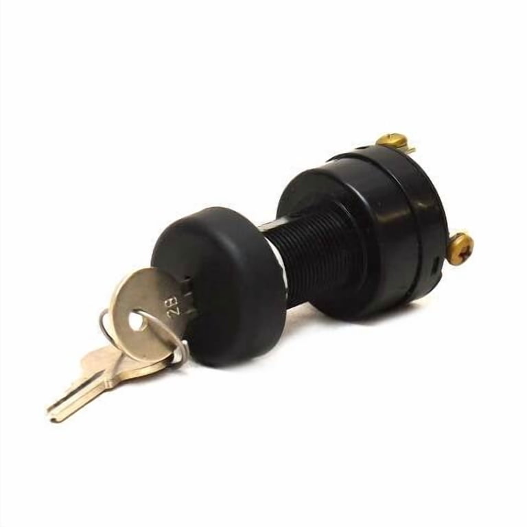 あきおDWE③ Indak Switches Boat Ignition Switch | 3-Position 3 Spade w/ Keys