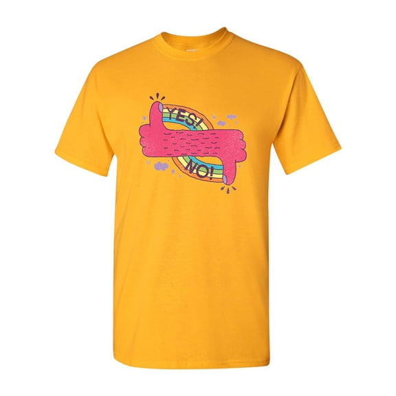 Indecisive BeanePod Artworks Art Funny DT Adult T-Shirt Tee