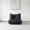 thumbnail image 1 of Indecor Home Lazy Sofa, Floor Sofa Bean Bag Chair Togo Couch for Living Room Bedroom Single Seater Black, 1 of 15