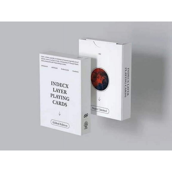 Indecx Series Vol. 2: Layer Gilded Holo Playing Cards by Infinity soliware