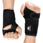 Indeemax Copper Wrist Brace/Wrap for Carpal Tunnel Support, Splint Brace -F.D.A. Medical Device & Doctor Handbook-Night Support for Women Men-Right & Left hands