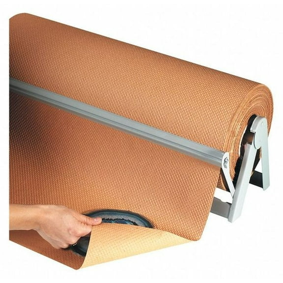 Box Partners Indented Kraft Paper Roll 60#  18" x 300' Kraft 1 Roll IKP1860