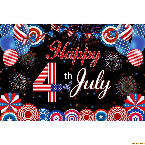Indepdce Day Backdrop for 4th of July Party American Flag National Patriotic Parties Labor Day Photography Background r